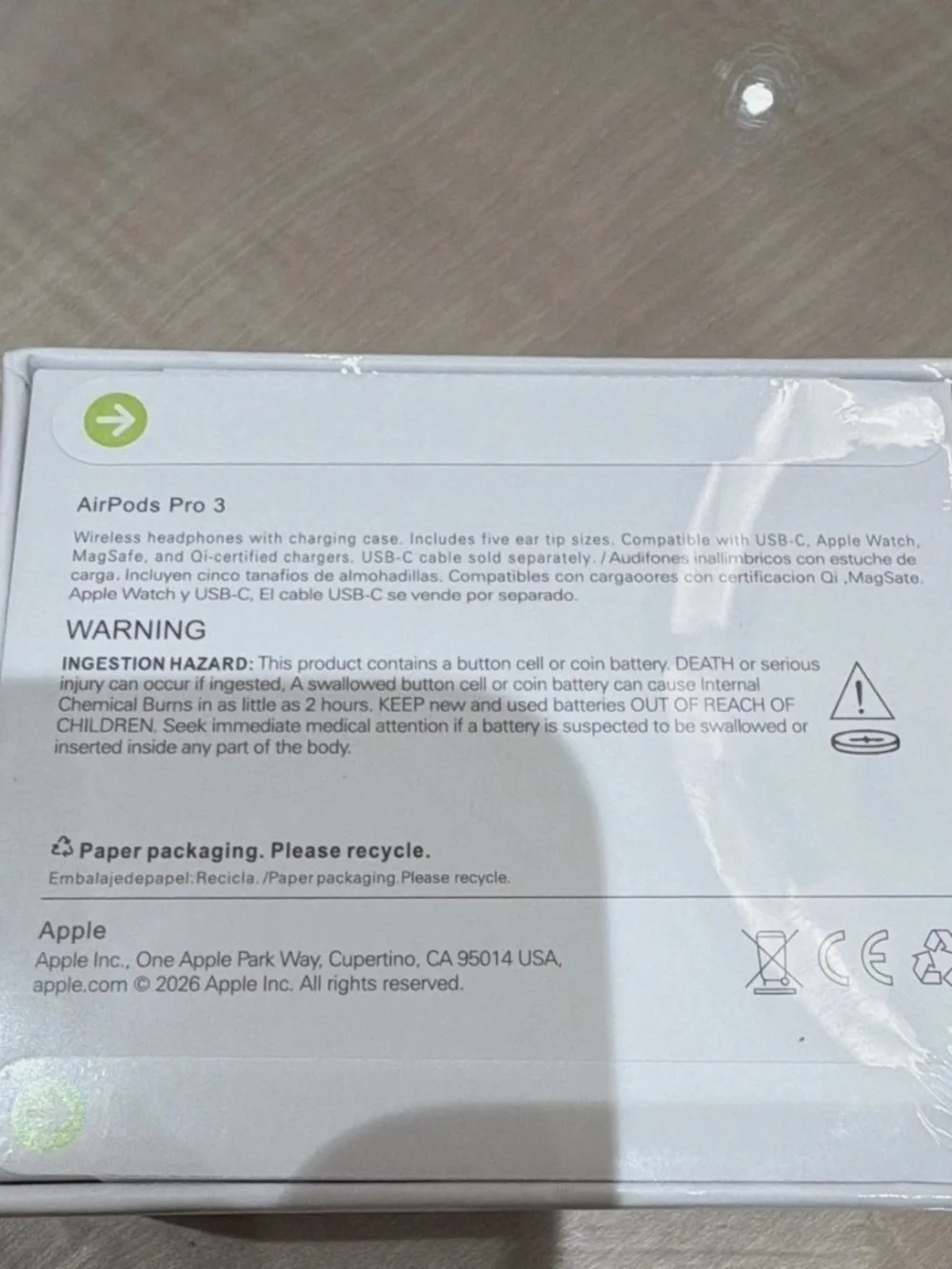 Apple AirPods Pro 3 - BRAND NEW & FACTORY SEALED IN BOX ✨100% authentic